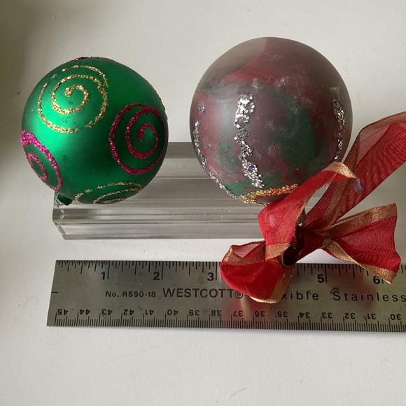 Vintage Christmas ornaments bundle of 8 bulbs - Picture 8 of 13